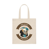 Death before Decaf Tote Bag